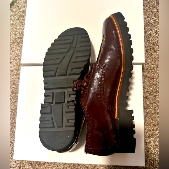 Franco Sarto Oxford shoes. Merlot. - Picture 2 of 4